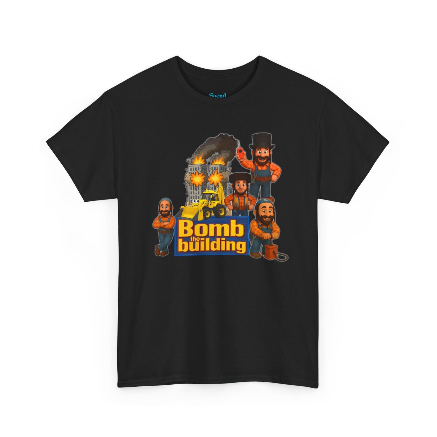 Bomb the building Jew Tee