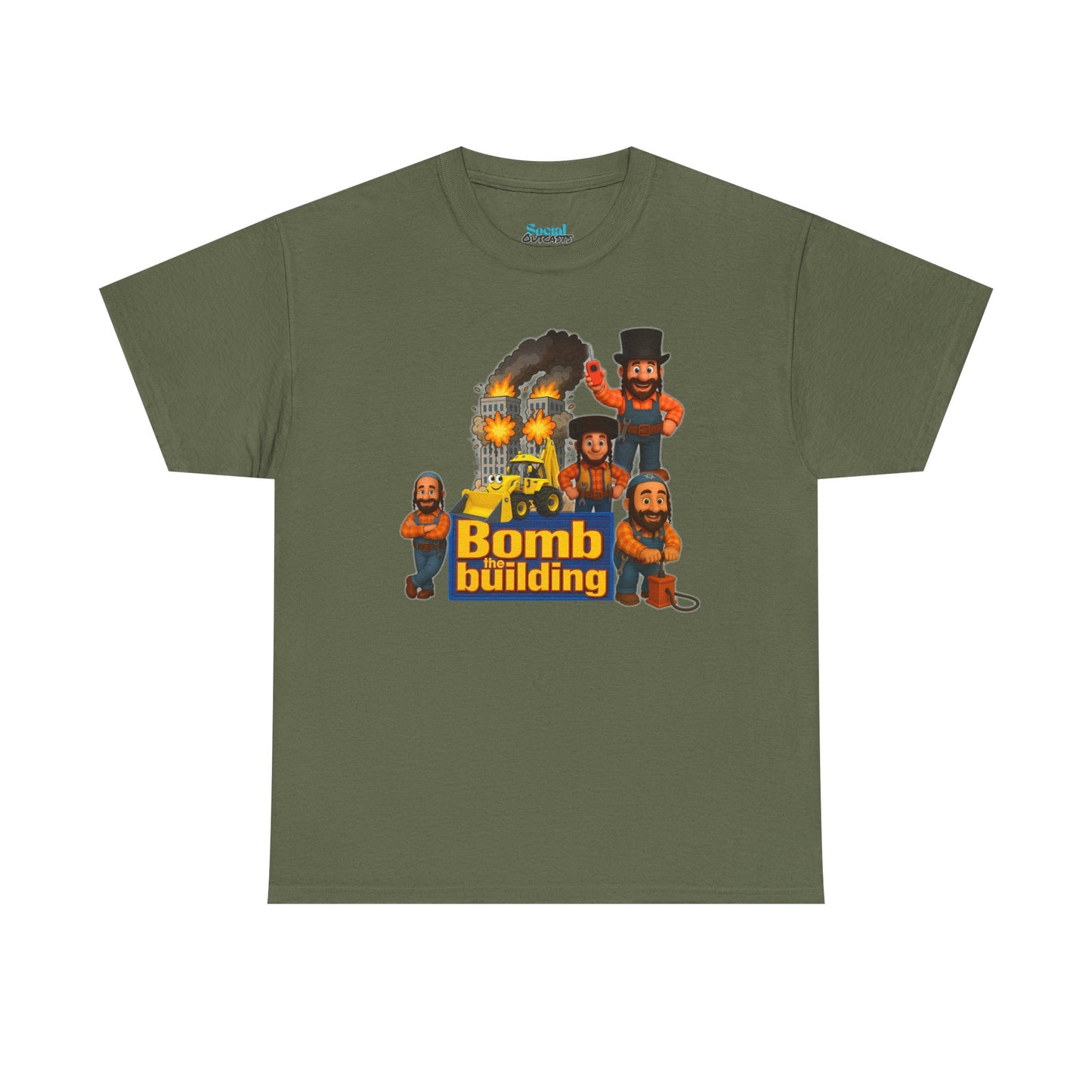 Bomb the building Jew Tee