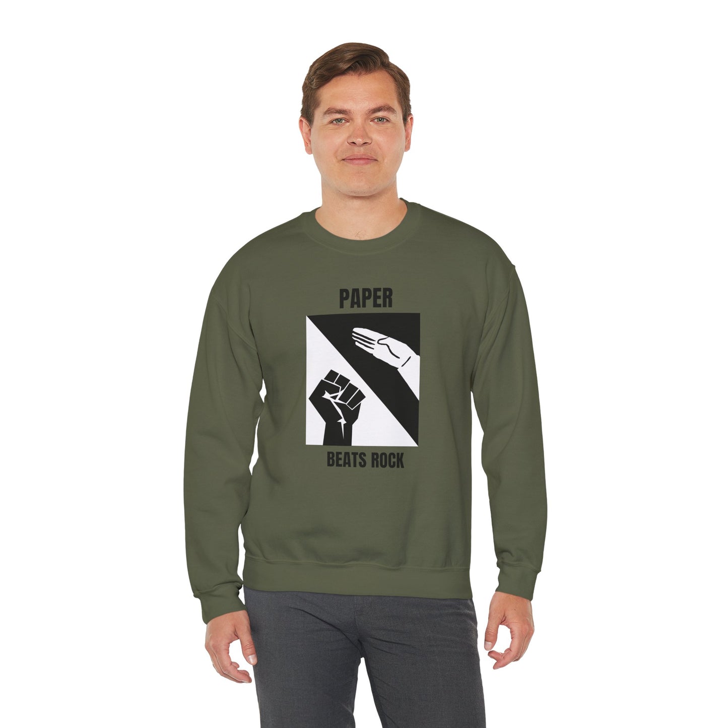 Paper Beats Rock - Sweatshirt