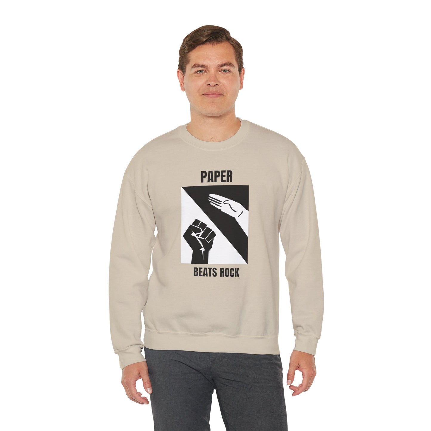 Paper Beats Rock - Sweatshirt