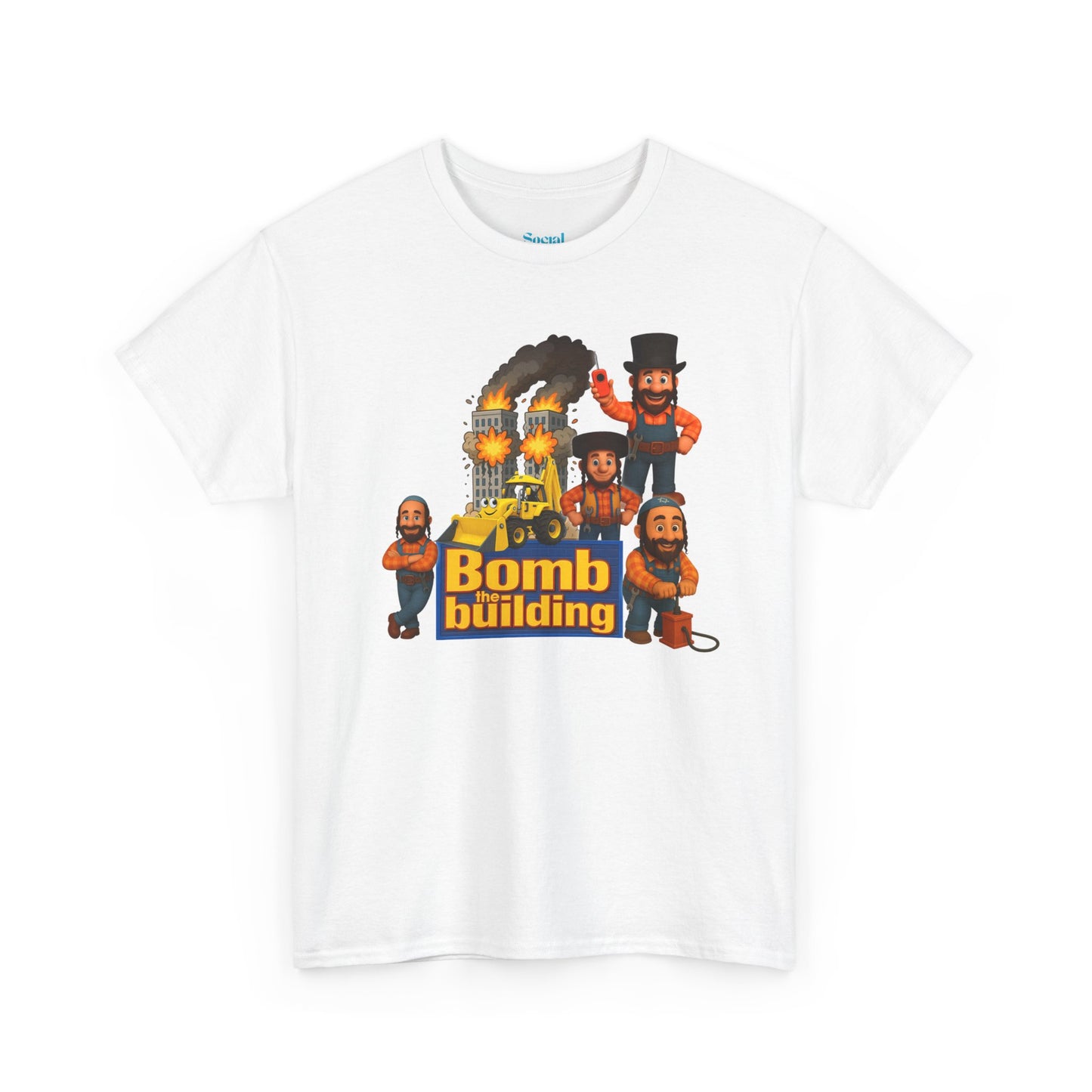 Bomb the building Jew Tee