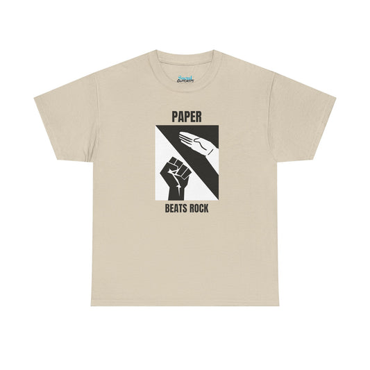 PAPER BEATS ROCK - Tee