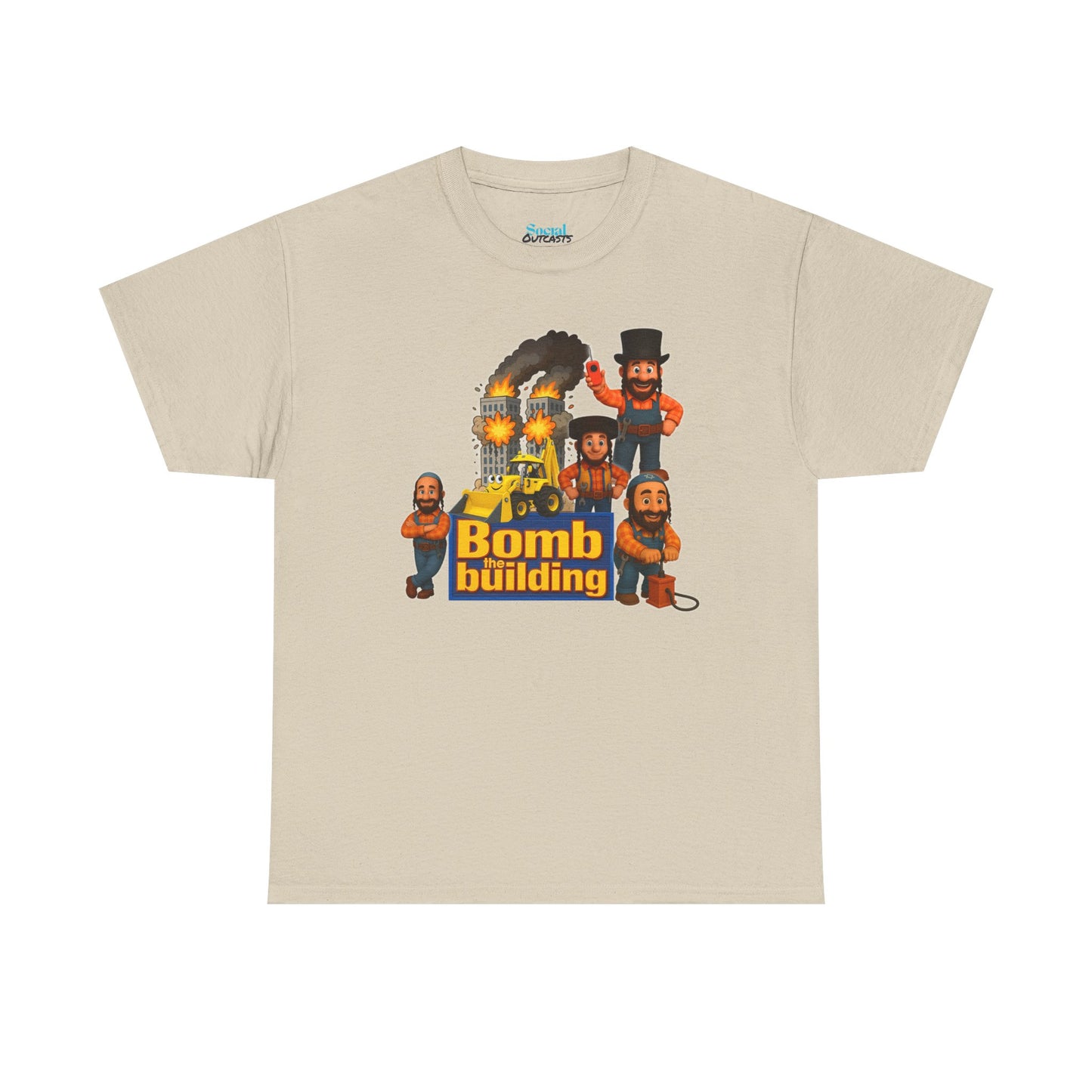 Bomb the building Jew Tee