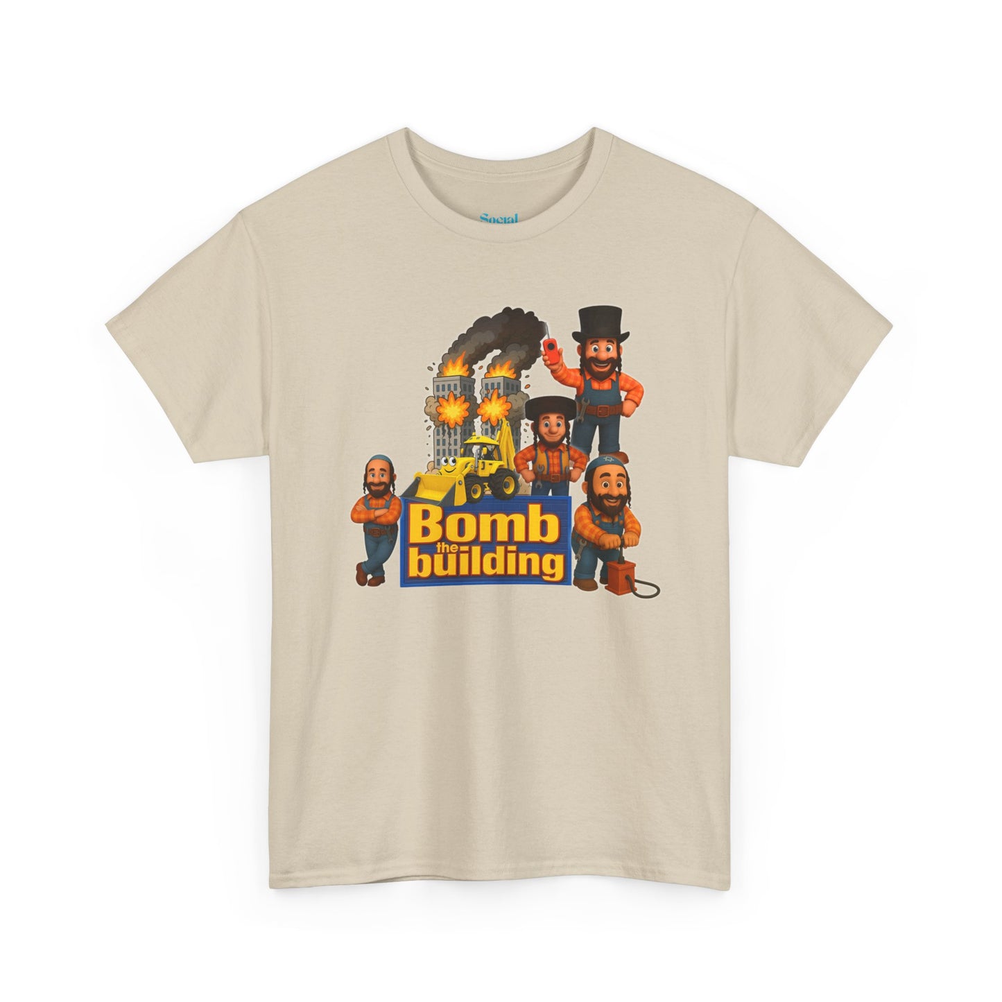 Bomb the building Jew Tee