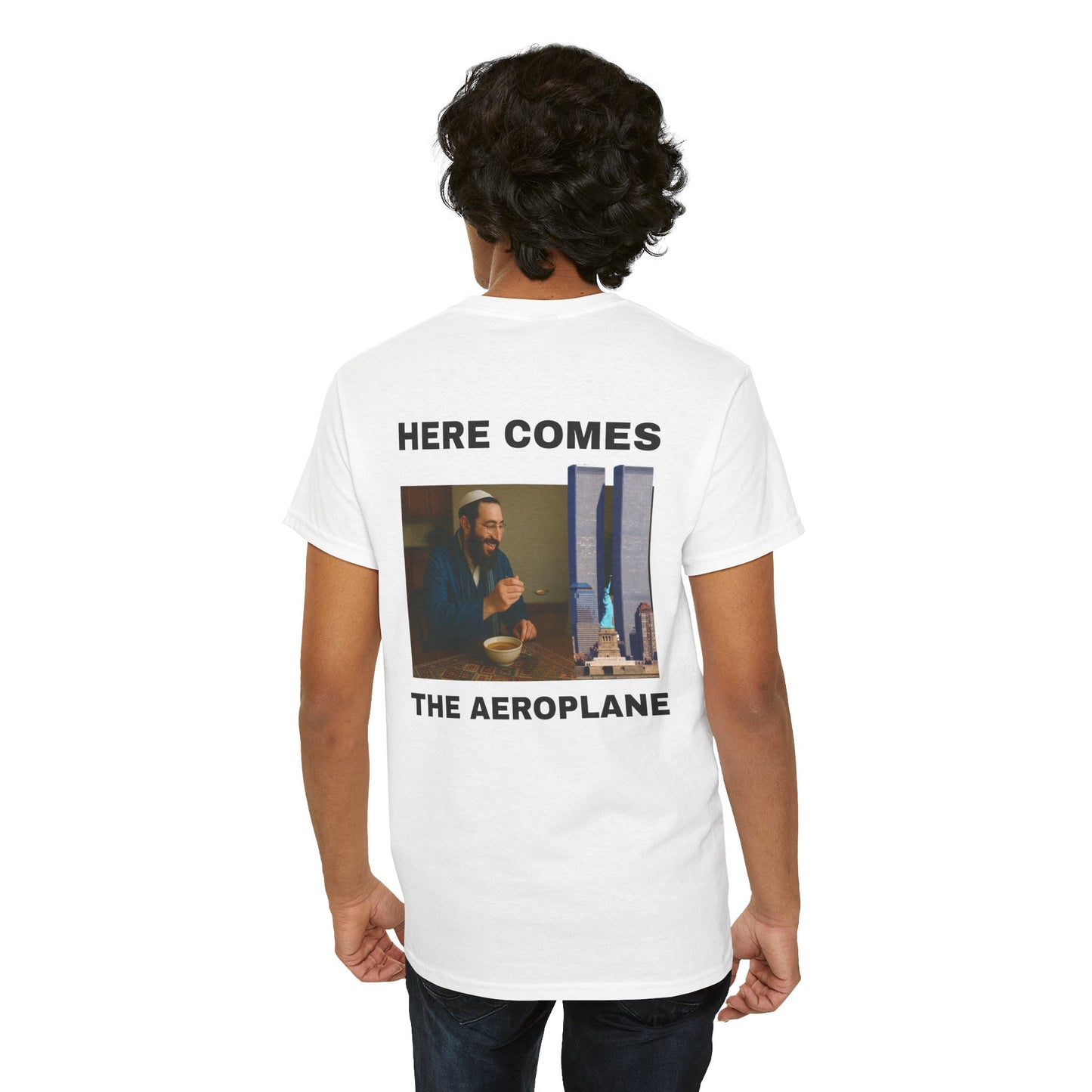 HERE COMES THE AEROPLANE -  BACKPRINT