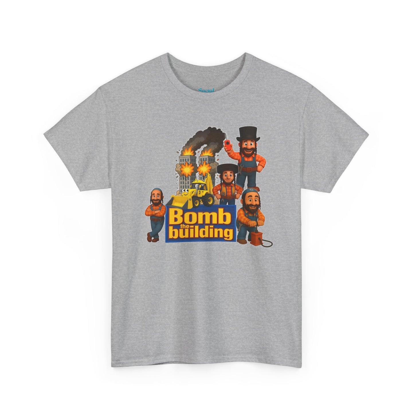 Bomb the building Jew Tee