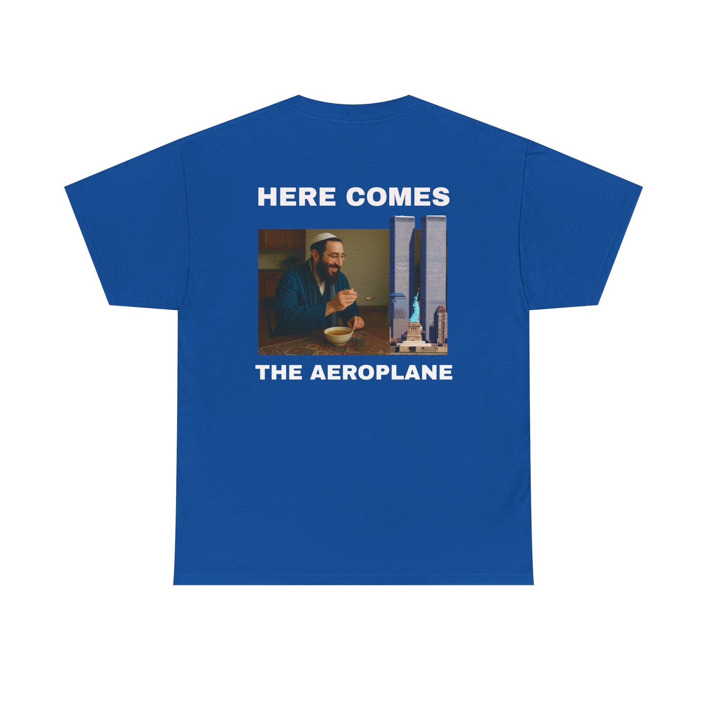 HERE COMES THE AEROPLANE -  BACKPRINT