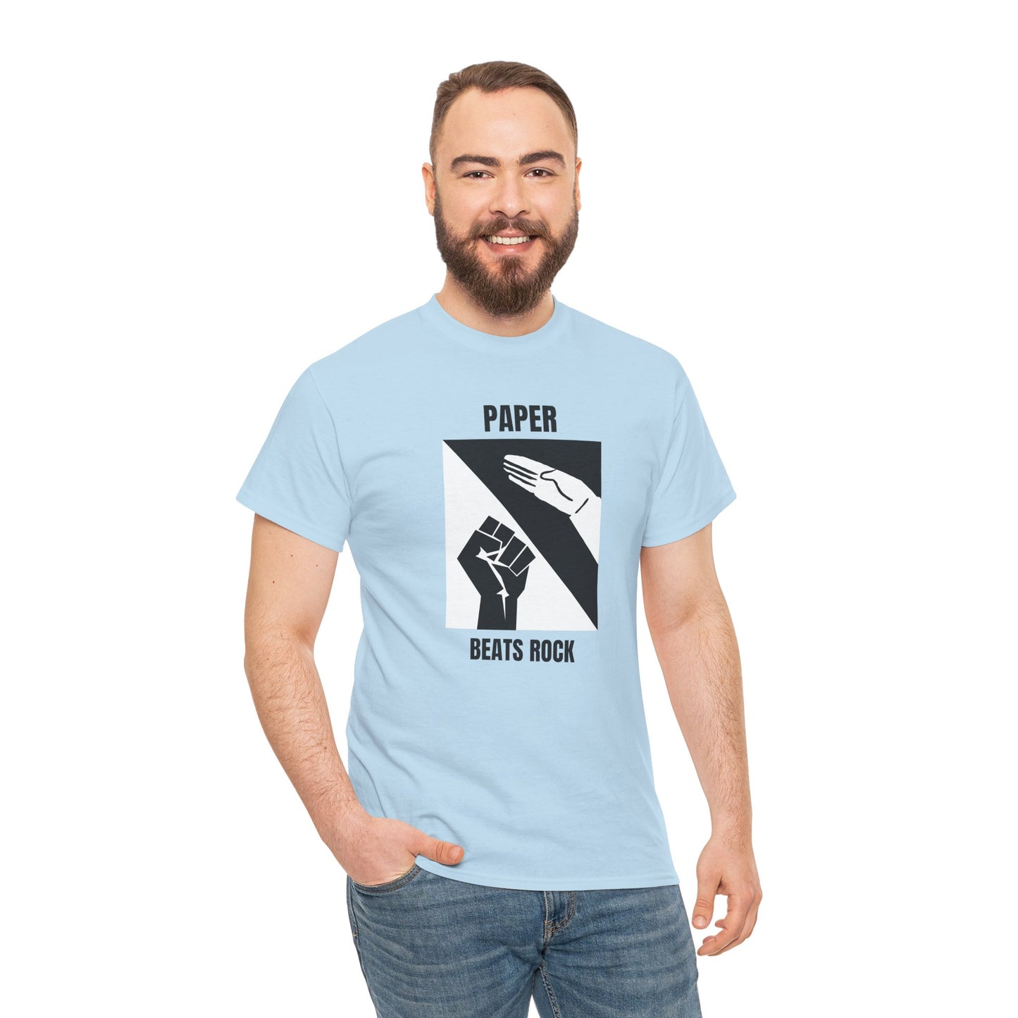 PAPER BEATS ROCK - Tee