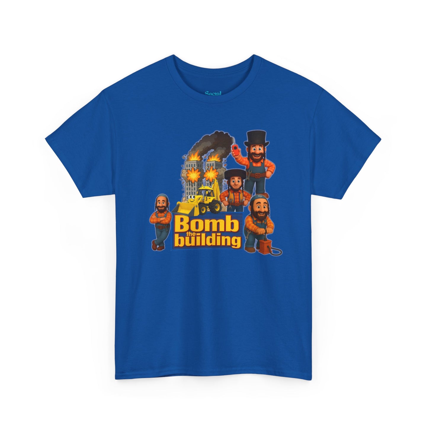 Bomb the building Jew Tee