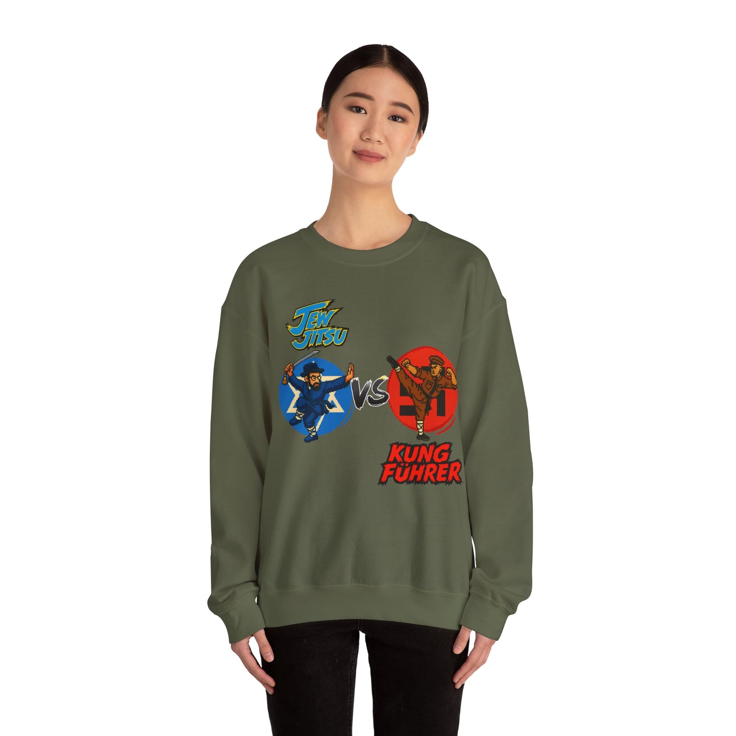 Jew Jitsu vs Kung Fuhrer - Sweatshirt