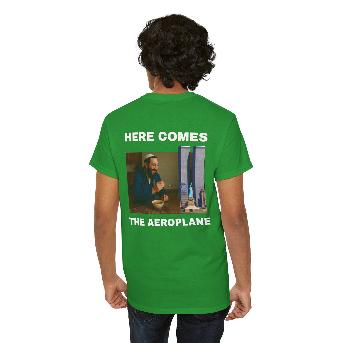 HERE COMES THE AEROPLANE -  BACKPRINT