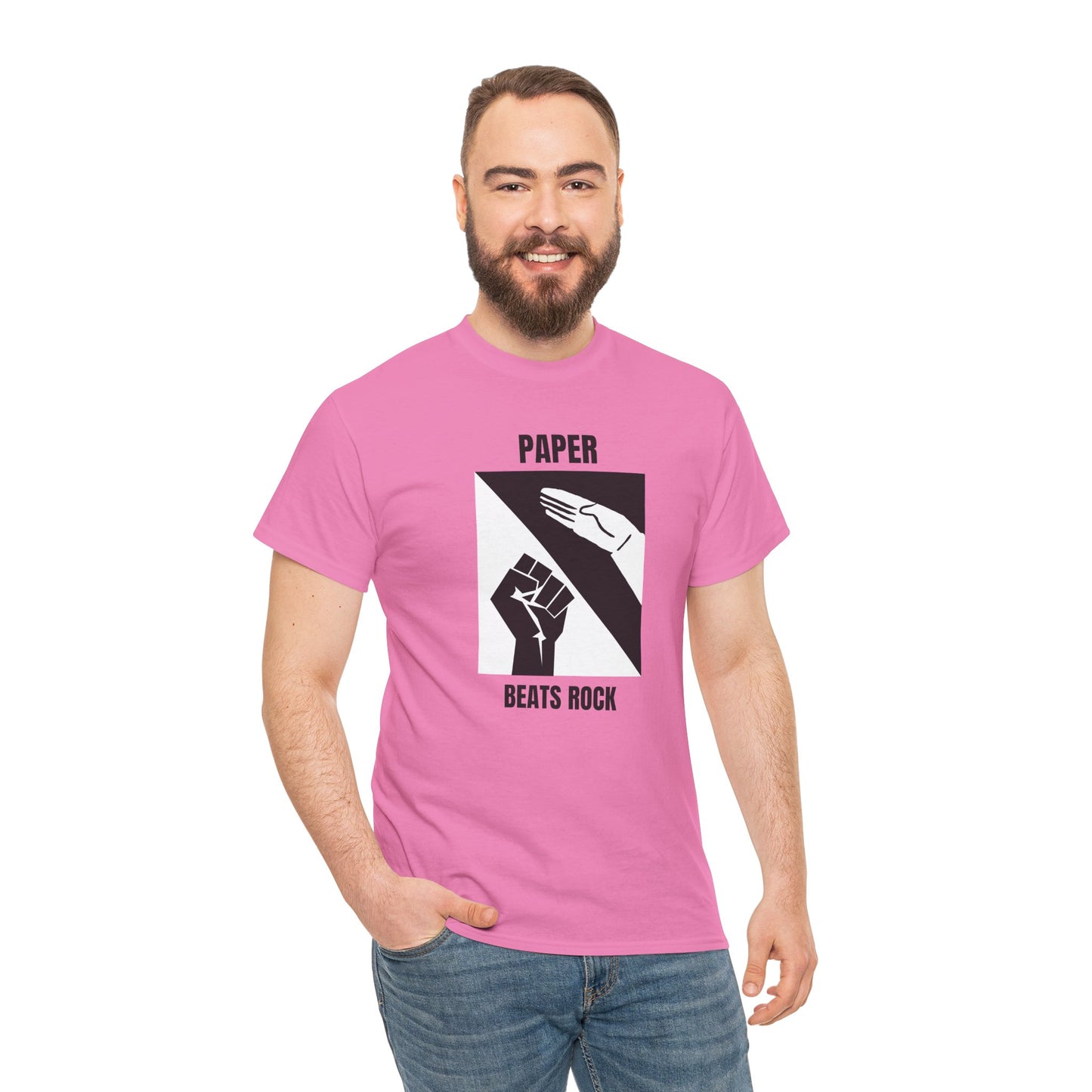 PAPER BEATS ROCK - Tee