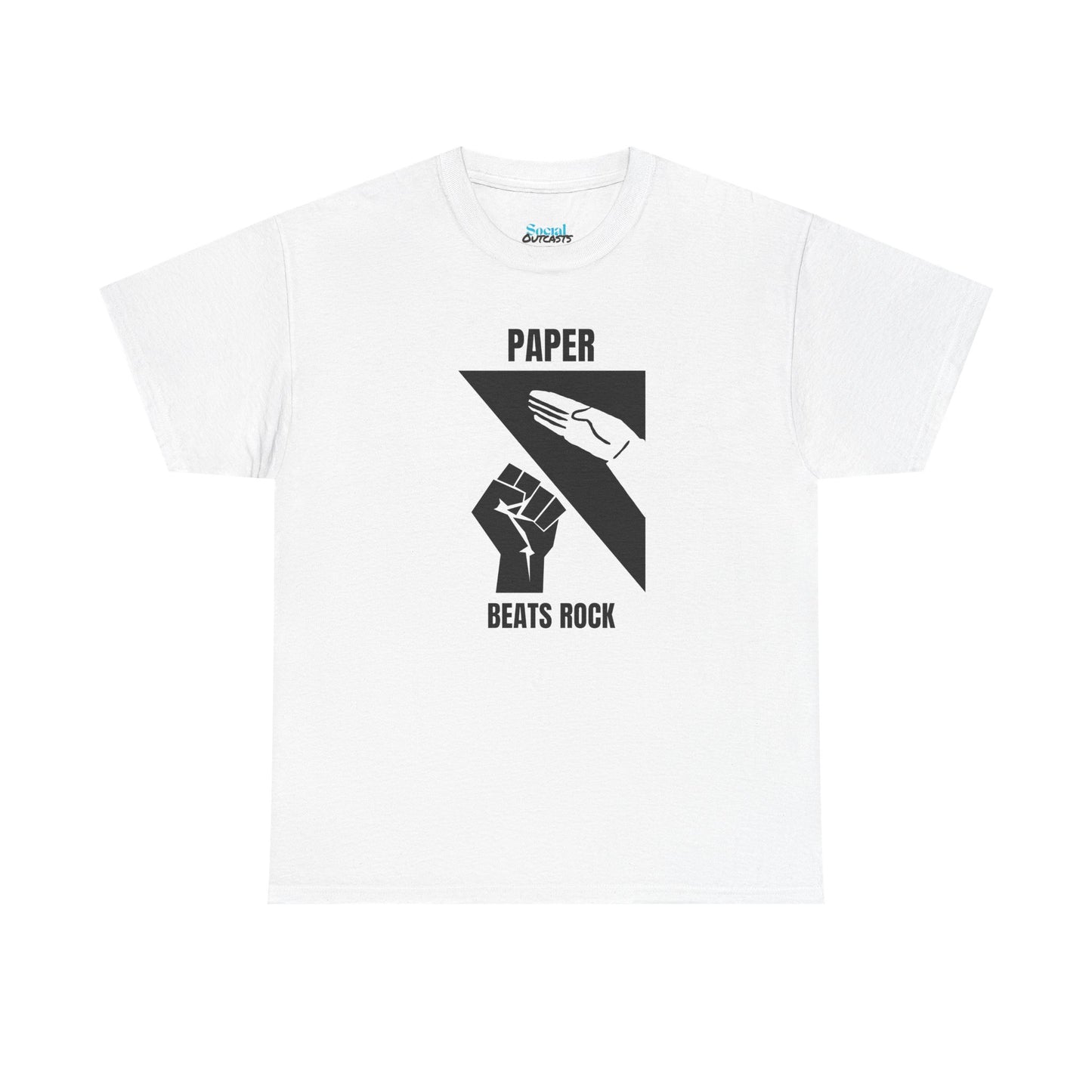 PAPER BEATS ROCK - Tee