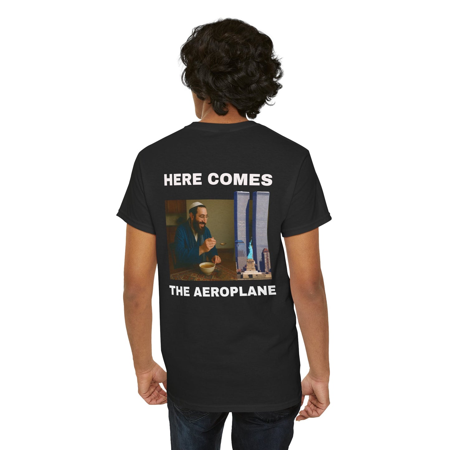 HERE COMES THE AEROPLANE -  BACKPRINT