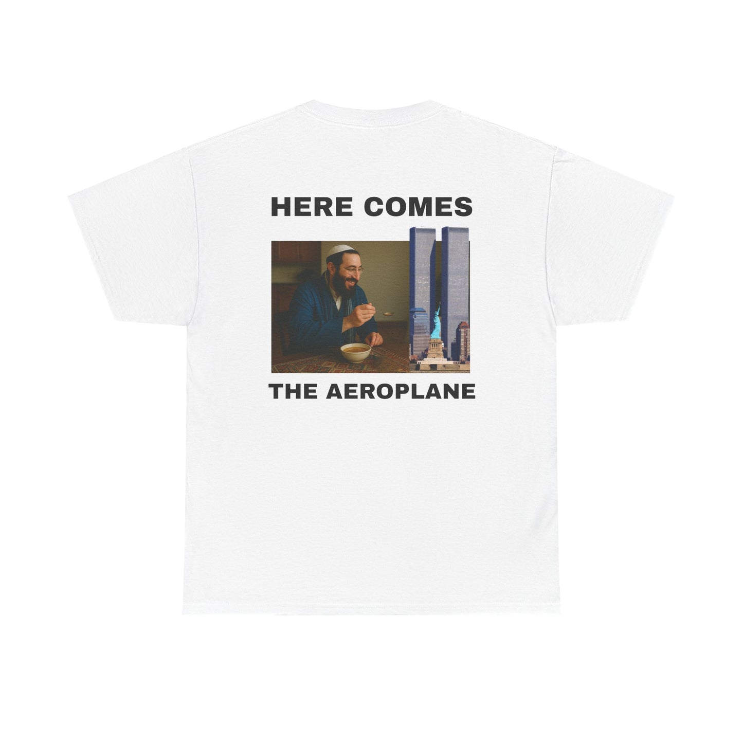 HERE COMES THE AEROPLANE -  BACKPRINT
