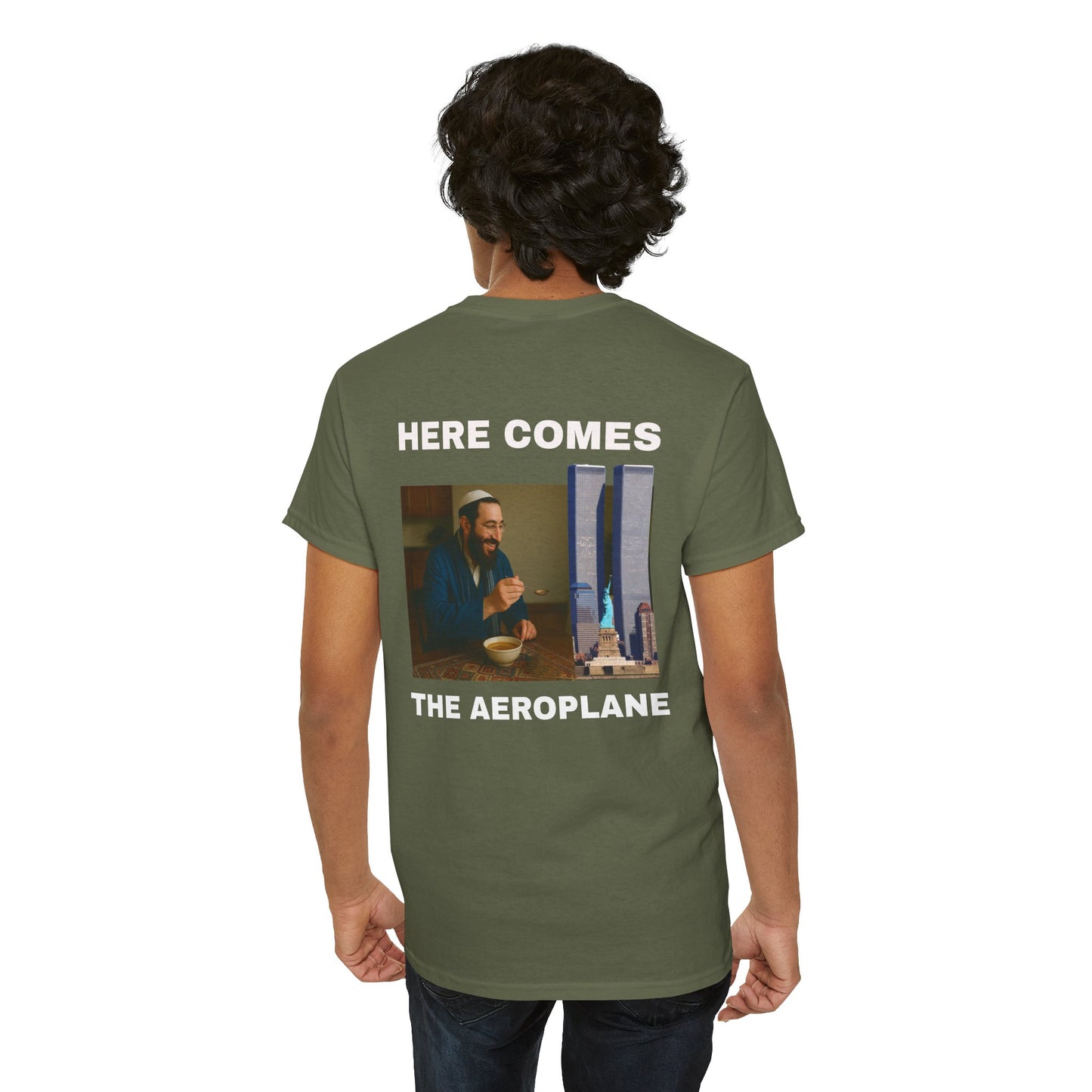 HERE COMES THE AEROPLANE -  BACKPRINT