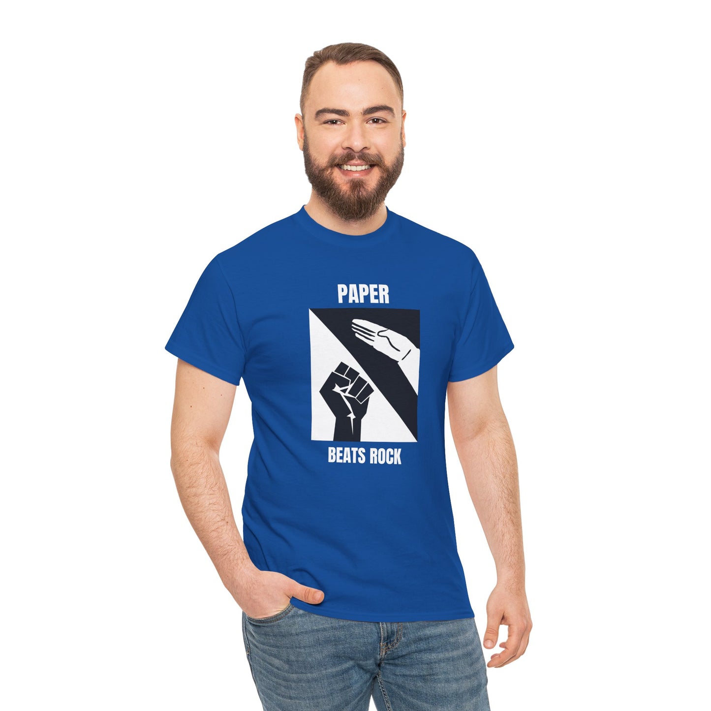 PAPER BEATS ROCK - Tee
