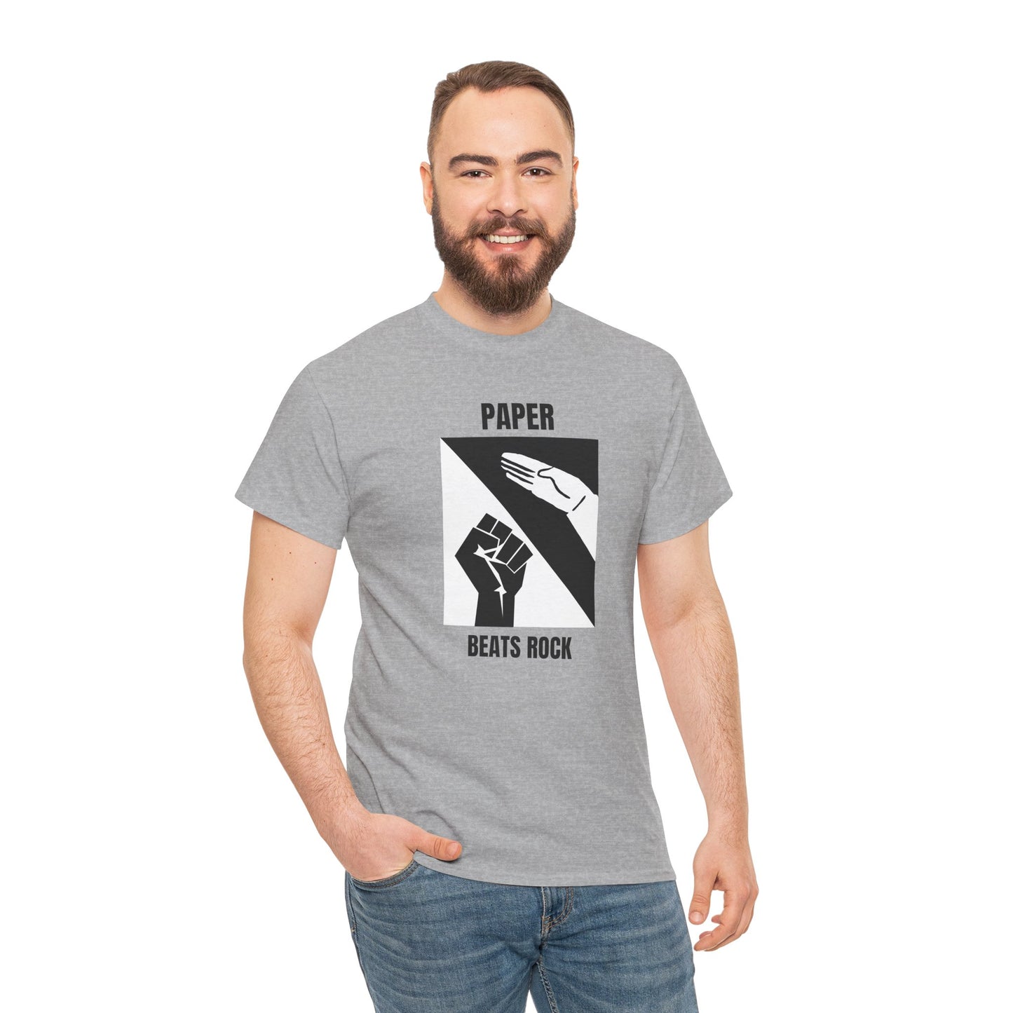PAPER BEATS ROCK - Tee